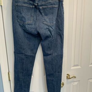 Women's Dark Blue Straight Leg Jeans